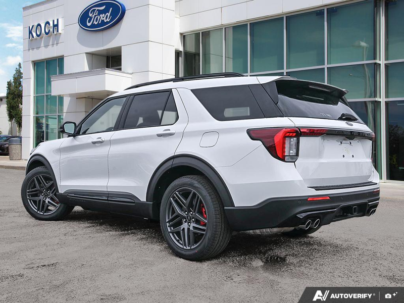 NEW 2026 Ford Explorer ST - Star White Tri-coat Metallic Exterior / ONYX MIKO Interior - $73,919 - Stock #E60832 - VIN 1FMWK8GC7TGB60838 - Photo 4