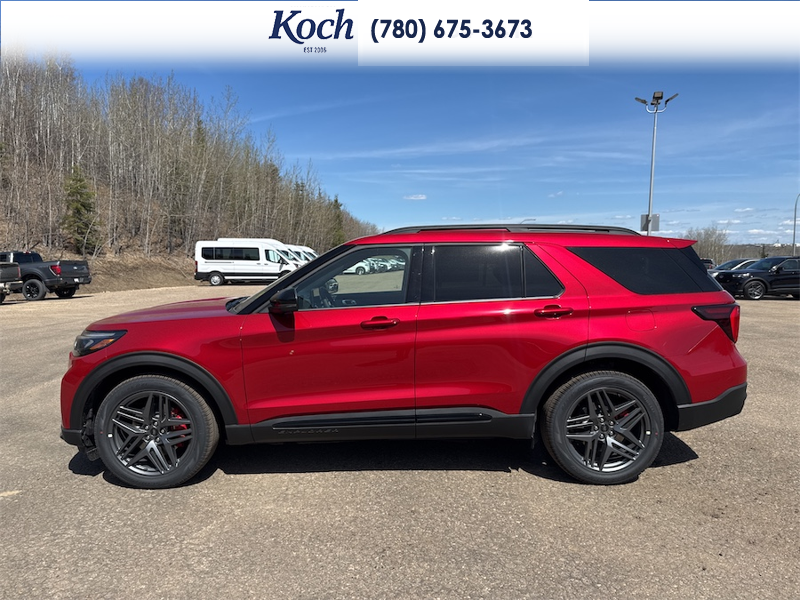 NEW 2026 Ford Explorer ST - Black Sport Cloth Exterior / KAPOOR RED Interior - $75,280 - Stock #A26165 - VIN 1FMWK8GC7TGB34546 - Photo 7