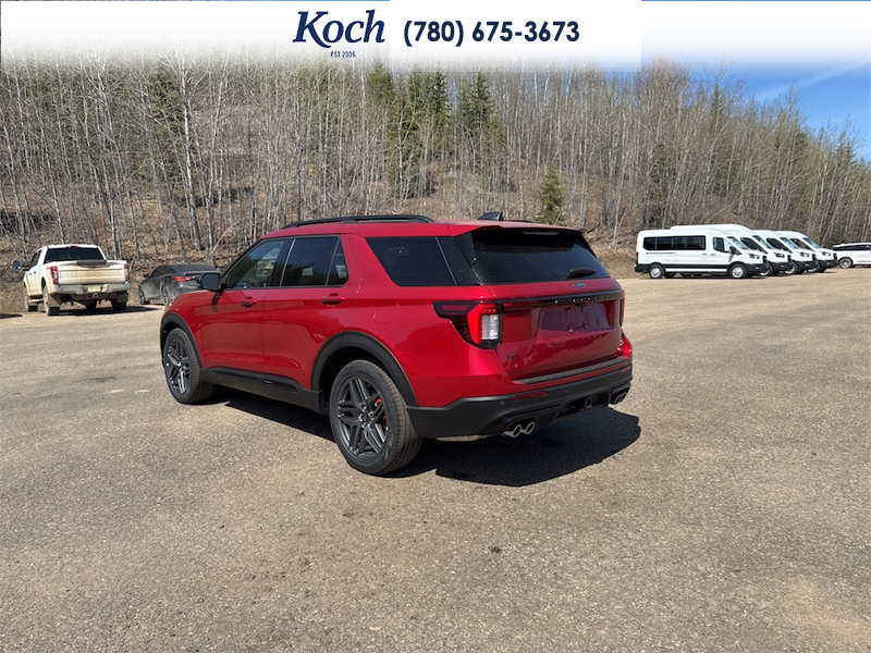 NEW 2026 Ford Explorer ST - Black Sport Cloth Exterior / KAPOOR RED Interior - $75,280 - Stock #A26165 - VIN 1FMWK8GC7TGB34546 - Photo 9