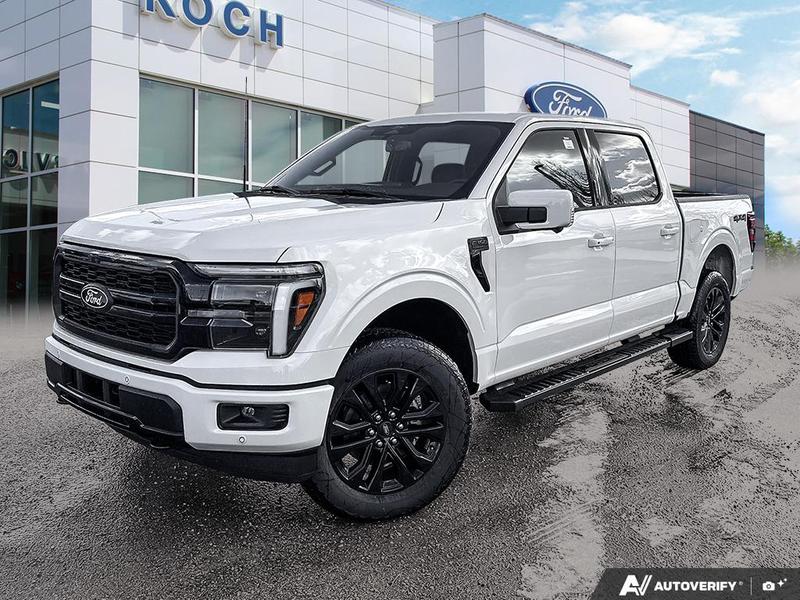 NEW 2026 Ford F-150 LARIAT - Star White Tri-coat Metallic Exterior / BLACK ACTIVE X Interior - $87,594 - Stock #E60564 - VIN 1FTFW5L85TFA11925 - Photo 1