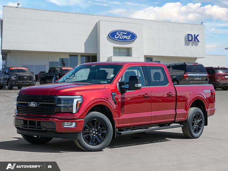 NEW 2026 Ford F-150 Platinum - Ruby Red Tri-coat Metallic Exterior / BLACK LEATHER Interior - $103,917 - Stock #D60514 - VIN 1FTFW7L87TFA45568 - Photo 1