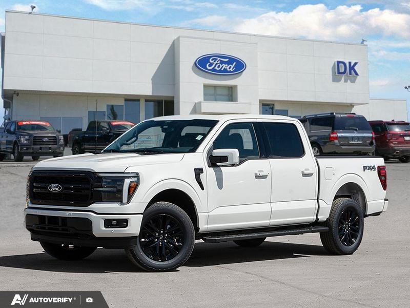 NEW 2026 Ford F-150 LARIAT - Star White Tri-coat Metallic Exterior / BLACK ACTIVE X Interior - $89,707 - Stock #D60510 - VIN 1FTFW5L88TFA91382 - Photo 1