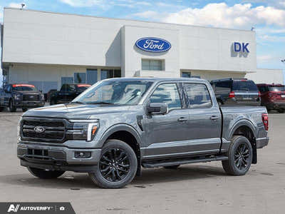 NEW 2026 Ford F-150 LARIAT - Carbonized Grey Metallic Exterior - $88,577 - Stock #D60547 - VIN 1FTFW5L82TFA10764