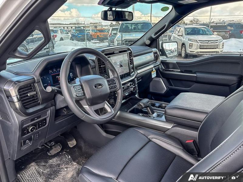 NEW 2026 Ford F-150 LARIAT - Star White Tri-coat Metallic Exterior / BLACK ACTIVE X Interior - $87,594 - Stock #E60564 - VIN 1FTFW5L85TFA11925 - Photo 13
