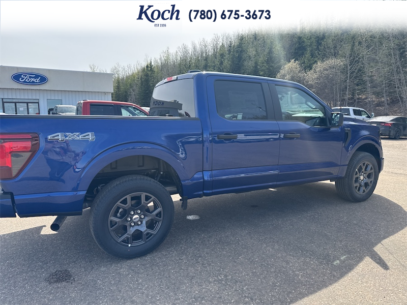 NEW 2026 Ford F-150 STX - Argon Blue Metallic Exterior / BLACK ONYX/BLUE PREM LEATHER SEATS Interior - $63,202 - Stock #A26161 - VIN 1FTEW2LP7TKD68368 - Photo 12