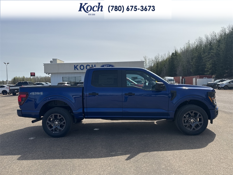 NEW 2026 Ford F-150 STX - Argon Blue Metallic Exterior / BLACK ONYX/BLUE PREM LEATHER SEATS Interior - $63,202 - Stock #A26161 - VIN 1FTEW2LP7TKD68368 - Photo 13