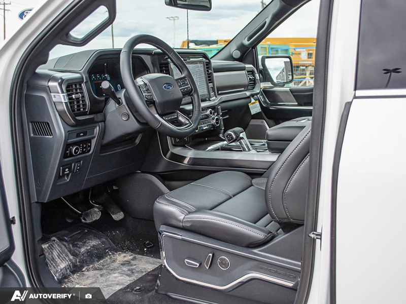 NEW 2026 Ford F-150 Platinum - Star White Tri-coat Metallic Exterior / BLACK LEATHER Interior - $102,987 - Stock #D60472 - VIN 1FTFW7L89TFA43160 - Photo 13