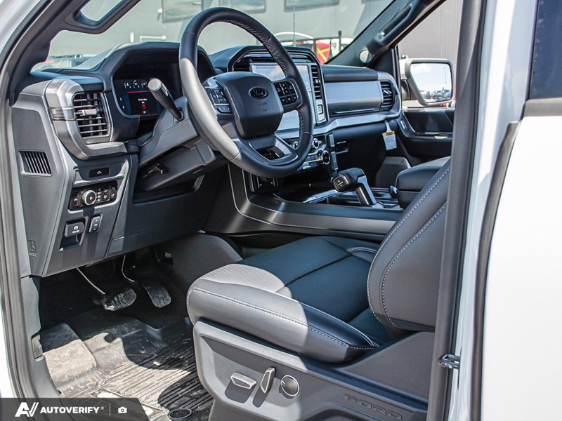 NEW 2026 Ford F-150 LARIAT - Star White Tri-Coat Exterior / BLACK, ACTIVEX TRIMMED 40/CONSOLE/40 FRONT SEATS (B) Interior - $83,311 - Stock #D60672 - VIN 1FTFW5L88TFA34986 - Photo 13