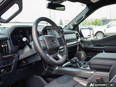 NEW 2026 Ford F-150 LARIAT - BLACK, ACTIVEX TRIMMED 40/CONSOLE/40 FRONT SEATS (B) Interior - $79,460 - Stock #E60870 - VIN 1FTFW5L5XTKE71885
