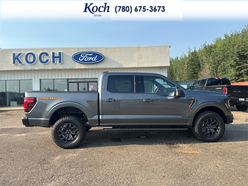 NEW 2026 Ford F-150 Tremor - Carbonized Grey Metallic Exterior / BLACK, UNIQUE TREMOR LEATHER-TRIMMED BUCKET SEATS Interior - $94,320 - Stock #A26219 - VIN 1FTFW4L8XTFB45534 - Photo 13