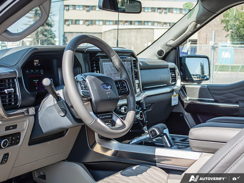 NEW 2026 Ford F-150 Platinum Plus - Agate Black Exterior / SMOKED TRUFFLE LTD LEATHER BUCKET SEATS Interior - $106,730 - Stock #E60915 - VIN 1FTFW7LD3TFB69995 - Photo 13