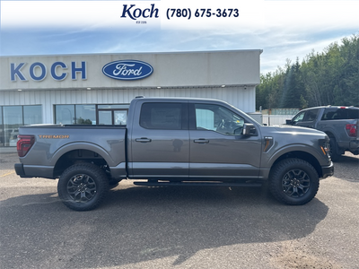 NEW 2026 Ford F-150 Tremor - BLACK, UNIQUE TREMOR LEATHER-TRIMMED BUCKET SEATS Interior - $87,395 - Stock #A26227 - VIN 1FTFW4L84TFB54553