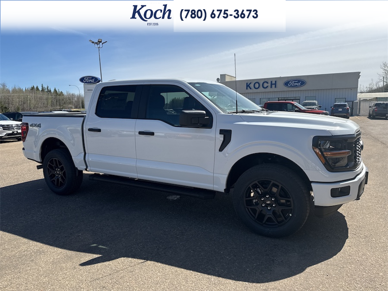 NEW 2026 Ford F-150 STX - Oxford White Exterior / BLACK ONYX/BLUE PREM LEATHER SEATS Interior - $64,780 - Stock #A26150 - VIN 1FTEW2LP5TKD67820 - Photo 14