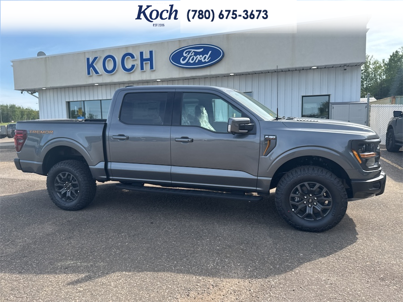 NEW 2026 Ford F-150 Tremor - Carbonized Grey Metallic Exterior / BLACK, UNIQUE TREMOR LEATHER-TRIMMED BUCKET SEATS Interior - $87,395 - Stock #A26227 - VIN 1FTFW4L84TFB54553 - Photo 14