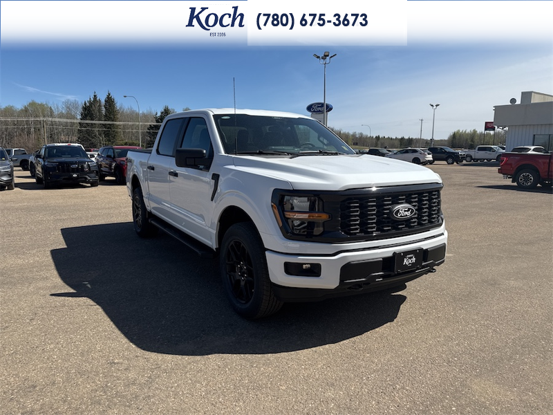 NEW 2026 Ford F-150 STX - Oxford White Exterior / BLACK ONYX/BLUE PREM LEATHER SEATS Interior - $64,780 - Stock #A26150 - VIN 1FTEW2LP5TKD67820 - Photo 15