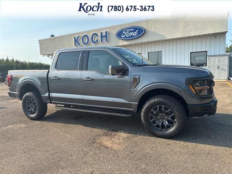 NEW 2026 Ford F-150 Tremor - Carbonized Grey Metallic Exterior / BLACK, UNIQUE TREMOR LEATHER-TRIMMED BUCKET SEATS Interior - $94,320 - Stock #A26219 - VIN 1FTFW4L8XTFB45534 - Photo 15