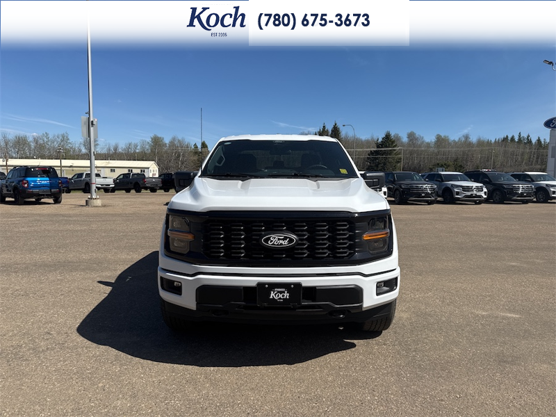 NEW 2026 Ford F-150 STX - Oxford White Exterior / BLACK ONYX/BLUE PREM LEATHER SEATS Interior - $64,780 - Stock #A26150 - VIN 1FTEW2LP5TKD67820 - Photo 16