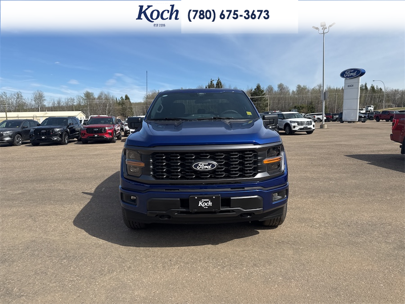 NEW 2026 Ford F-150 STX - Argon Blue Metallic Exterior / BLACK ONYX/BLUE PREM LEATHER SEATS Interior - $63,202 - Stock #A26161 - VIN 1FTEW2LP7TKD68368 - Photo 16
