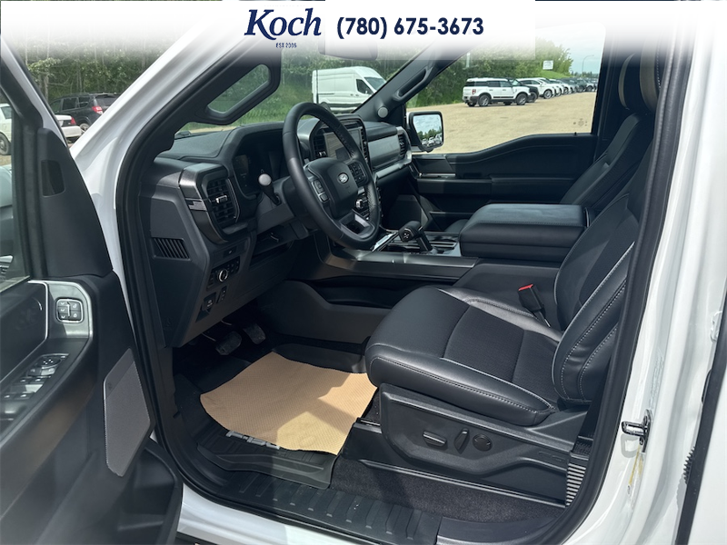 NEW 2026 Ford F-150 LARIAT - Oxford White Exterior / BLACK Interior - $84,235 - Stock #A26221 - VIN 1FTFW5L83TKE27348 - Photo 17