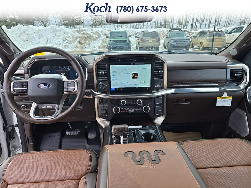 NEW 2026 Ford F-150 King Ranch - Star White Tri-coat Metallic Exterior / JAVA Interior - $97,055 - Stock #A26068 - VIN 1FTFW6L86TFA30702 - Photo 19