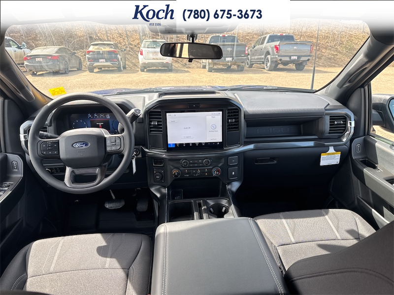 NEW 2026 Ford F-150 STX - Argon Blue Metallic Exterior / BLACK ONYX/BLUE PREM LEATHER SEATS Interior - $63,202 - Stock #A26161 - VIN 1FTEW2LP7TKD68368 - Photo 19