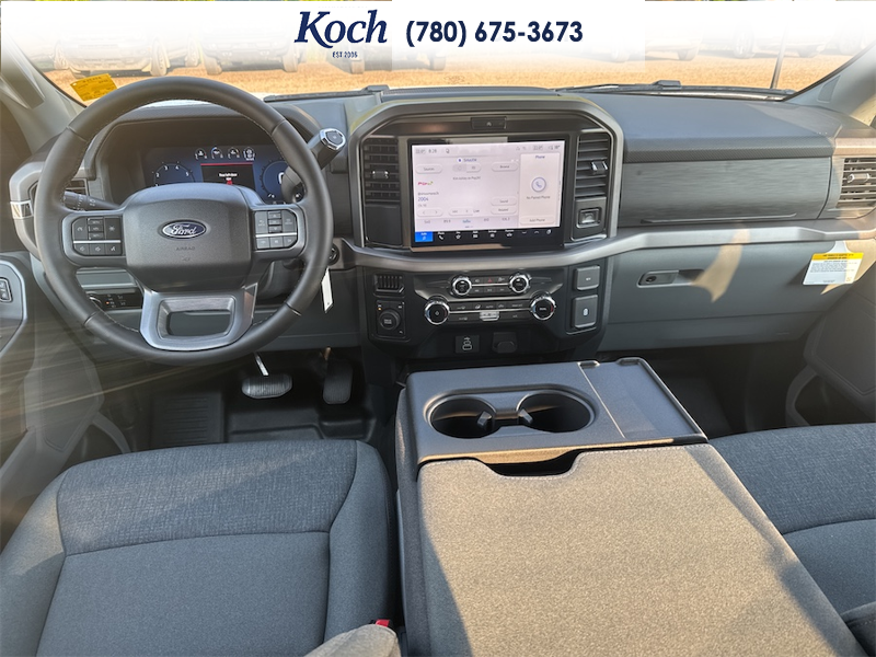 NEW 2026 Ford F-150 XLT - Oxford White Exterior / BLACK W/MEDIUM DARK SLATE, CLOTH 40/20/40 FRONT SEAT (M) Interior - $62,371 - Stock #A26228 - VIN 1FTFW3L88TKE54517 - Photo 19