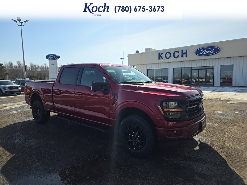 NEW 2026 Ford F-150 XLT - Ruby Red Tri-coat Metallic Exterior / BLACK SPORT Interior - $76,130 - Stock #A26100 - VIN 1FTFW3L84TKD52776 - Photo 1