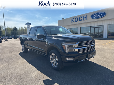 NEW 2026 Ford F-150 Platinum - Agate Black Exterior - $106,975 - Stock #A26171 - VIN 1FTFW7L85TFA71425