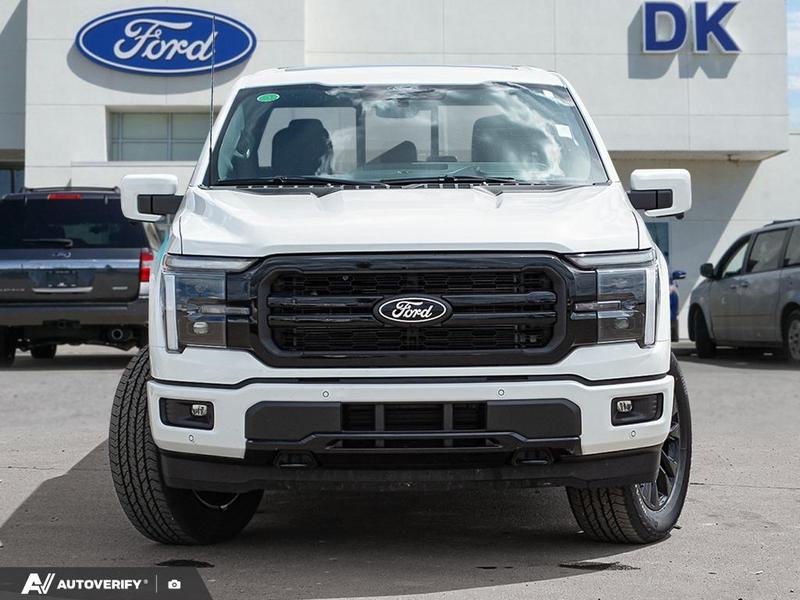 NEW 2026 Ford F-150 LARIAT - Star White Tri-coat Metallic Exterior / BLACK ACTIVE X Interior - $92,157 - Stock #D60573 - VIN 1FTFW5L84TFA96417 - Photo 2