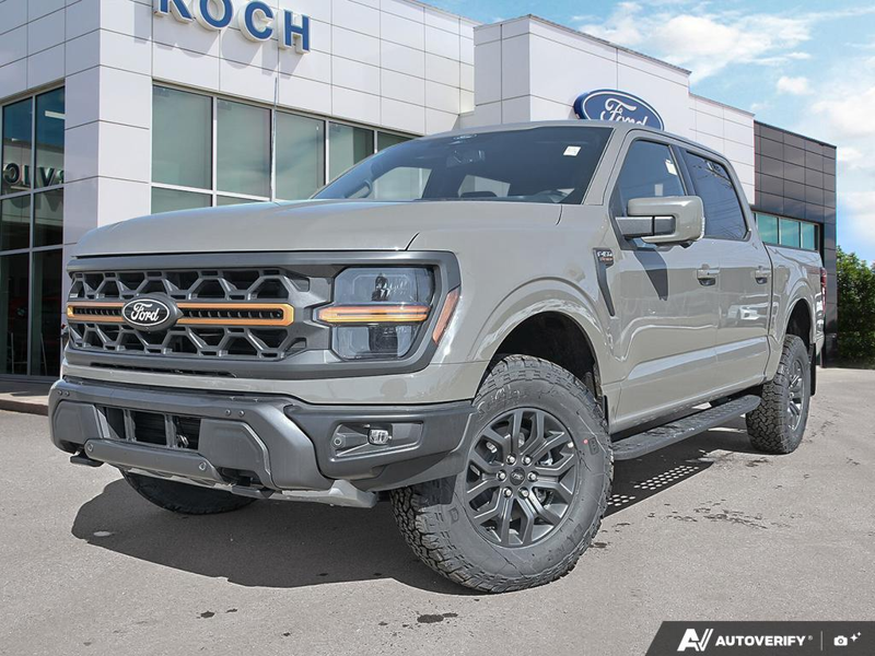 NEW 2026 Ford F-150 Tremor - Marsh Gray Exterior / BLACK TREMOR LEATHER Interior - $89,969 - Stock #E60629 - VIN 1FTFW4L82TFA45685 - Photo 1