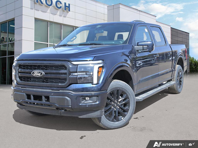 NEW 2026 Ford F-150 LARIAT - Antimatter Blue Metallic Exterior - $88,839 - Stock #E60660 - VIN 1FTFW5L50TFA39914