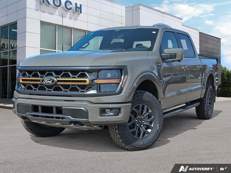 NEW 2026 Ford F-150 Tremor - Marsh Gray Exterior / BLACK TREMOR LEATHER Interior - $92,864 - Stock #E60583 - VIN 1FTFW4L59TFA81038 - Photo 1