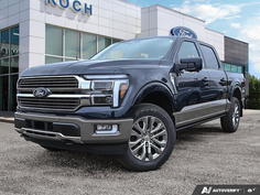 NEW 2026 Ford F-150 King Ranch - Antimatter Blue/marsh Grey Accent Exterior - $93,762 - Stock #E60724 - VIN 1FTFW6L80TFB07614