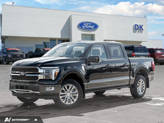 NEW 2026 Ford F-150 King Ranch - Agate Black/marsh Grey Accent Exterior - $94,331 - Stock #D60449 - VIN 1FTFW6L84TFA49796