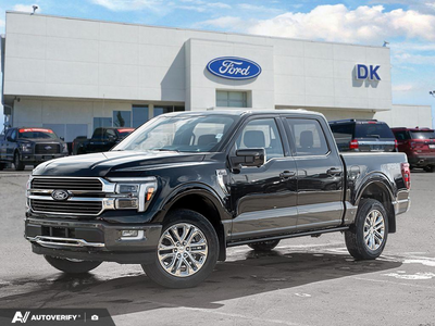 NEW 2026 Ford F-150 King Ranch - Agate Black/marsh Grey Accent Exterior - $92,622 - Stock #D60449 - VIN 1FTFW6L84TFA49796
