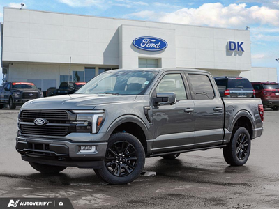 NEW 2026 Ford F-150 Platinum - Carbonized Grey Metallic Exterior - $96,347 - Stock #D60463 - VIN 1FTFW7L87TFA51192