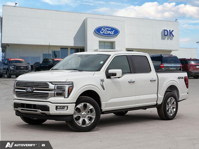 NEW 2026 Ford F-150 Platinum - Star White Tri-coat Metallic Exterior - $97,387 - Stock #D60472 - VIN 1FTFW7L89TFA43160