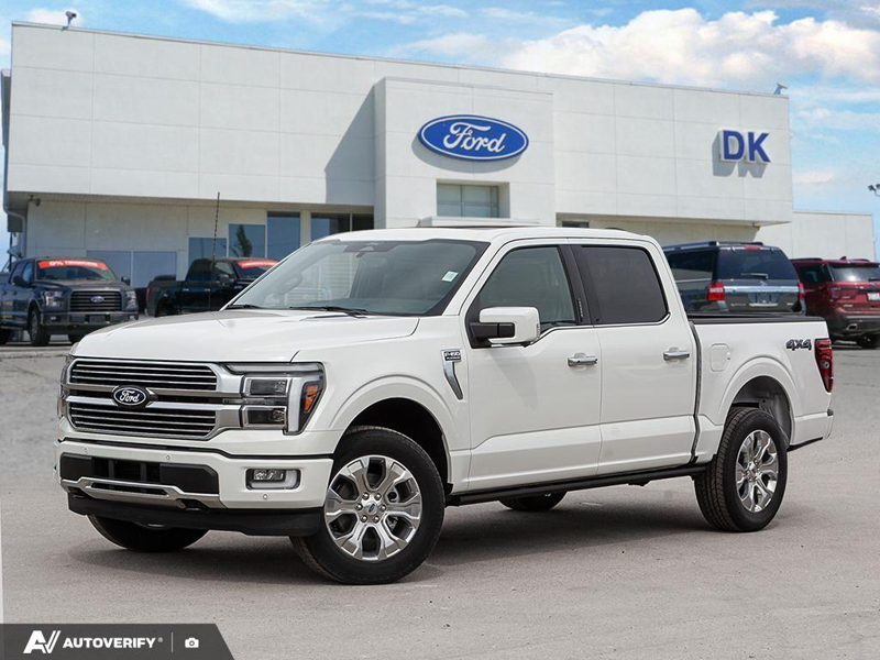 NEW 2026 Ford F-150 Platinum - Star White Tri-coat Metallic Exterior / BLACK LEATHER Interior - $102,987 - Stock #D60472 - VIN 1FTFW7L89TFA43160 - Photo 1