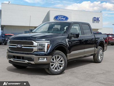 NEW 2026 Ford F-150 King Ranch - Antimatter Blue/marsh Grey Accent Exterior - $92,577 - Stock #D60471 - VIN 1FTFW6L8XTFA86979