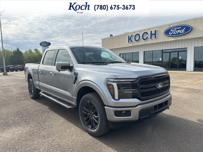 NEW 2026 Ford F-150 LARIAT - Iconic Silver Metallic Exterior - $83,435 - Stock #A26077 - VIN 1FTFW5L88TKD37502