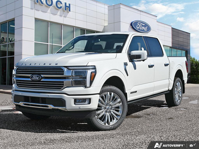 NEW 2026 Ford F-150 Platinum - Star White Tri-coat Metallic Exterior - $111,934 - Stock #E60761 - VIN 1FTFW7LD1TFB29916