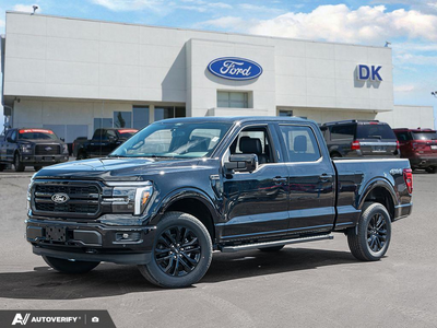 NEW 2026 Ford F-150 LARIAT - Agate Black Metallic Exterior - $87,652 - Stock #D60701 - VIN 1FTFW5L54TFB27736