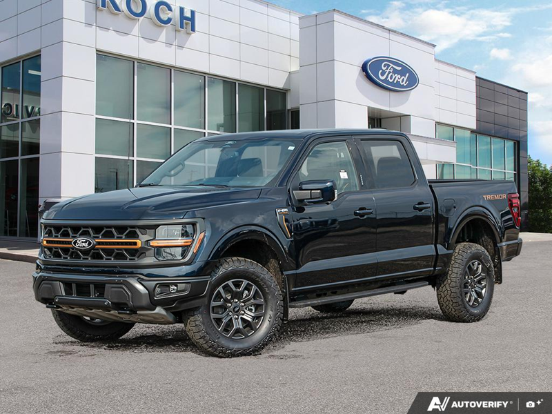 NEW 2026 Ford F-150 Tremor - Antimatter Blue Metallic Exterior / BLACK TREMOR LEATHER Interior - $88,579 - Stock #E60857 - VIN 1FTFW4L81TFB48273 - Photo 1