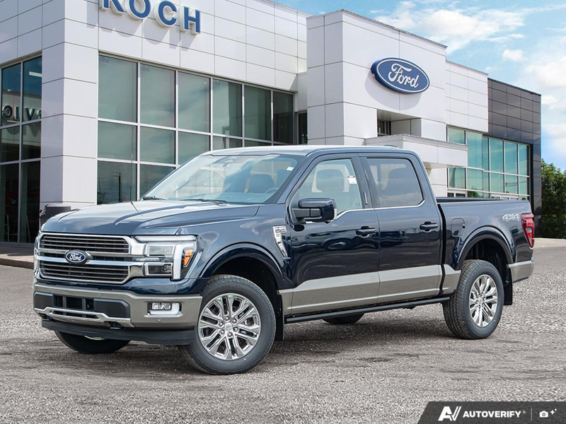 NEW 2026 Ford F-150 King Ranch - Antimatter Blue/marsh Grey Accent Exterior / JAVA Interior - $94,026 - Stock #E60917 - VIN 1FTFW6L88TFB50436 - Photo 1
