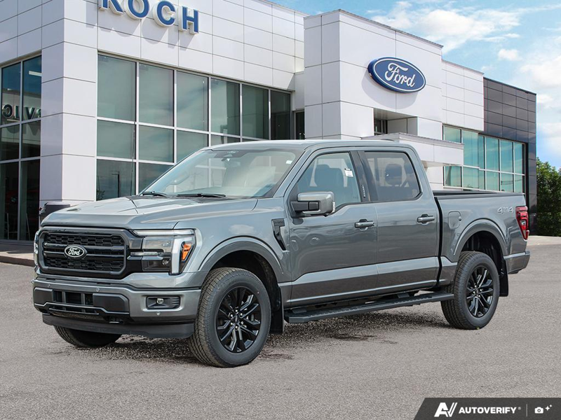 NEW 2026 Ford F-150 LARIAT - Carbonized Grey Metallic Exterior / BLACK ACTIVE X Interior - $86,262 - Stock #E60902 - VIN 1FTFW5L85TFB72470 - Photo 1