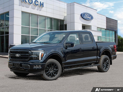 NEW 2026 Ford F-150 LARIAT - Antimatter Blue Metallic Exterior - $82,707 - Stock #E60897 - VIN 1FTFW5L87TFB68548