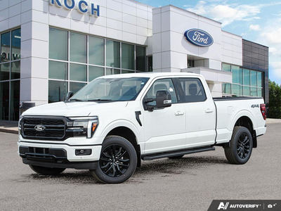 NEW 2026 Ford F-150 LARIAT Long Box - Star White Tri-coat Metallic Exterior - $87,463 - Stock #E60906 - VIN 1FTFW5L82TFB68456