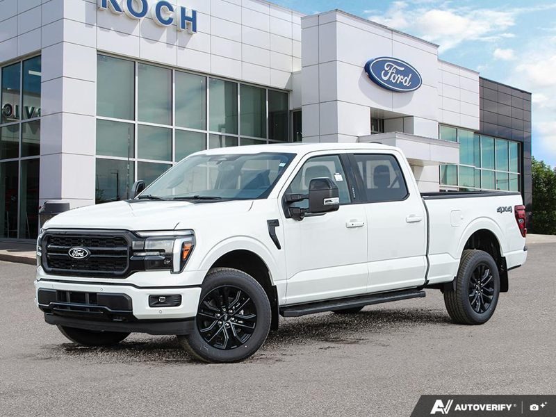NEW 2026 Ford F-150 LARIAT Long Box - Star White Tri-coat Metallic Exterior / BLACK ACTIVE X Interior - $87,463 - Stock #E60906 - VIN 1FTFW5L82TFB68456 - Photo 1