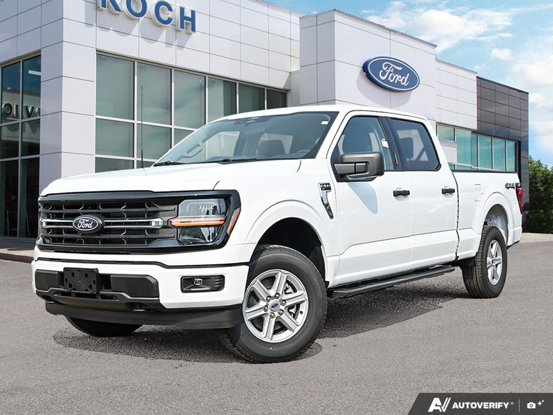 NEW 2026 Ford F-150 XLT - Oxford White Exterior / MEDIUM DARK SLATE Interior - $66,611 - Stock #E60913 - VIN 1FTFW3L81TKE64984 - Photo 1