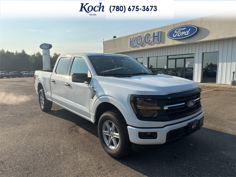 NEW 2026 Ford F-150 XLT - Oxford White Exterior / BLACK W/MEDIUM DARK SLATE, CLOTH 40/20/40 FRONT SEAT (M) Interior - $62,371 - Stock #A26228 - VIN 1FTFW3L88TKE54517 - Photo 1